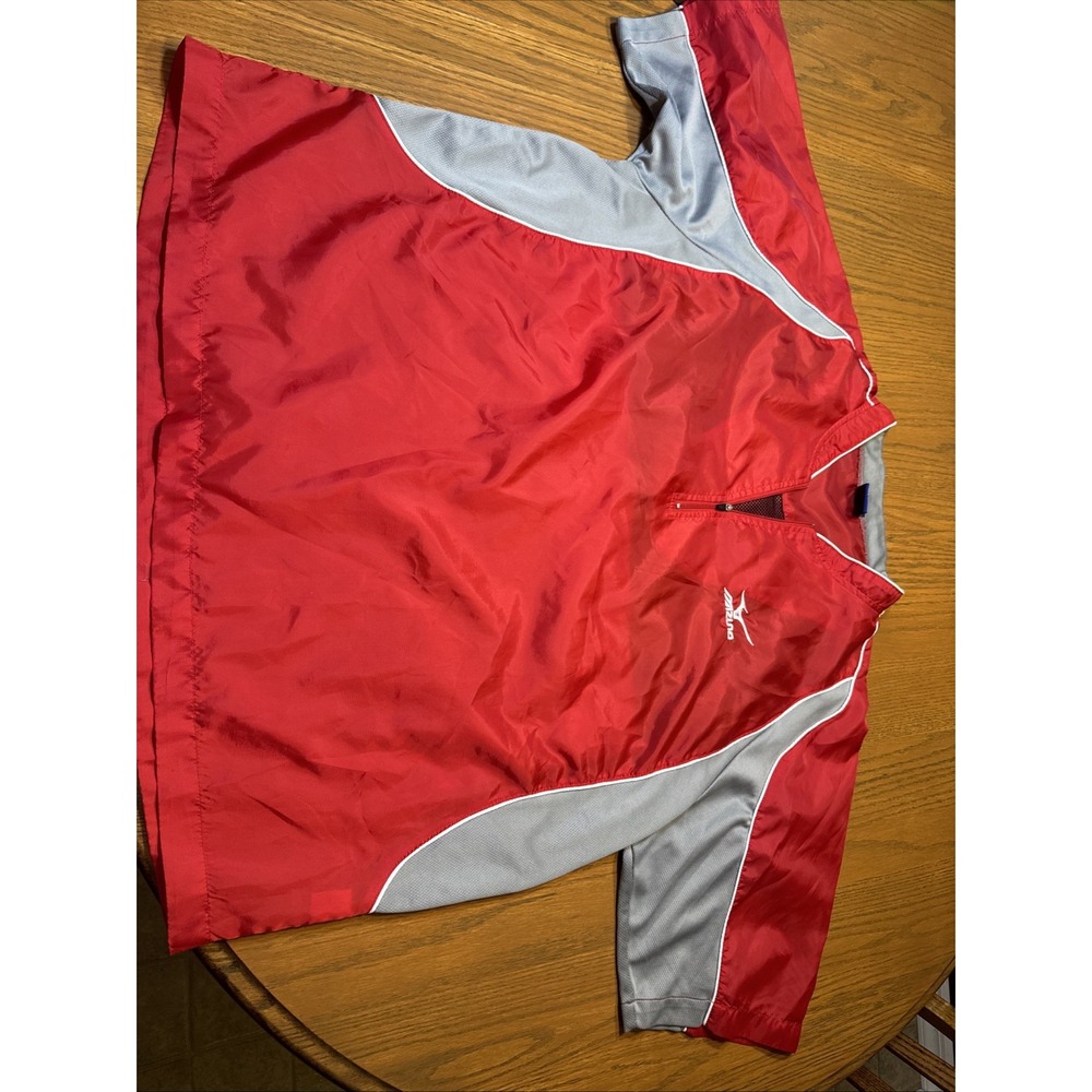 MIZUNO WindLite Lightweight Baseball Performance Red Shirt Size XL A11